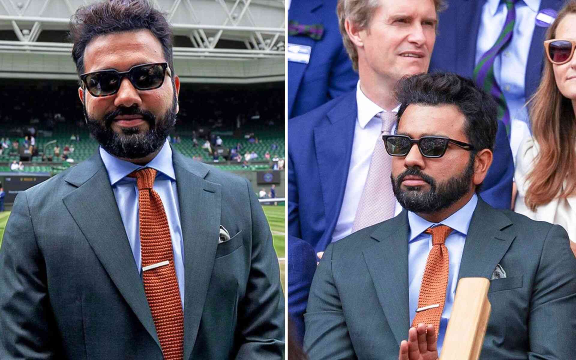 T20 World Cup Winning Captain Rohit Sharma Dazzles In Wimbledon With His Gentleman Look